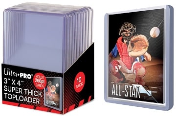 Ultra Pro Toploader 3 x 4 10ct image 0